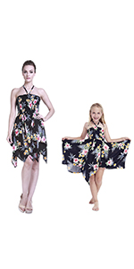 Hawaii Hangover Mother Daughter Matching Gypsy Dress Sets