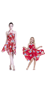 Hawaii Hangover Mother Daughter Matching Gypsy Dress Sets