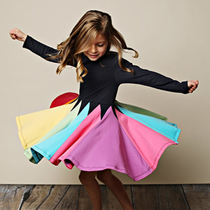 This colorful dress will be the best gift for princesses, relatives'' children, and friends.