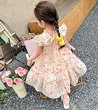 7073-baby girls summer chiffon dress