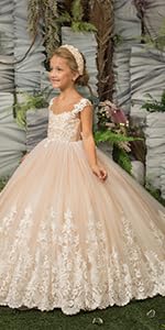 Puffy Tulle Tutu Girl Pageant Princess Dresses