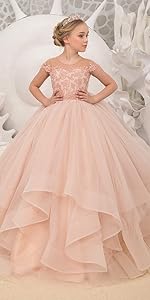 Cap Sleeves Princess Long Wedding Pageant Ball Gown