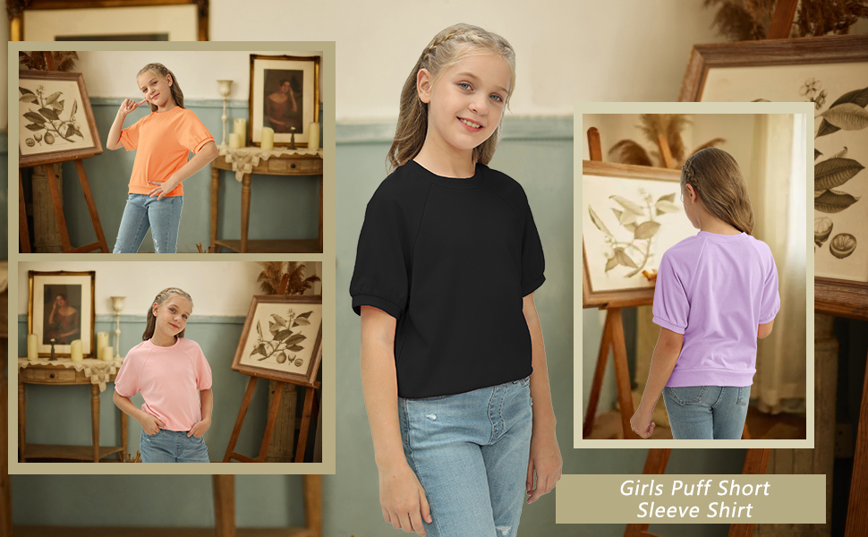 Girls Short Sleeve Shirt