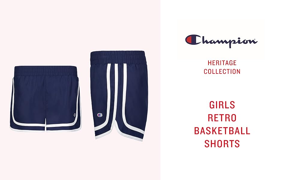 Girls Retro Basketball Shorts