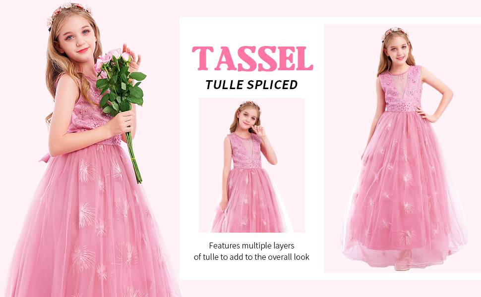 tulle prom dress pageant dresses for toddler girls princess prom dresses girls special occasion 