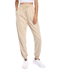 Kiench Girls'' Cinch Bottom Sweatpants Teens High Waisted Joggers with Pockets