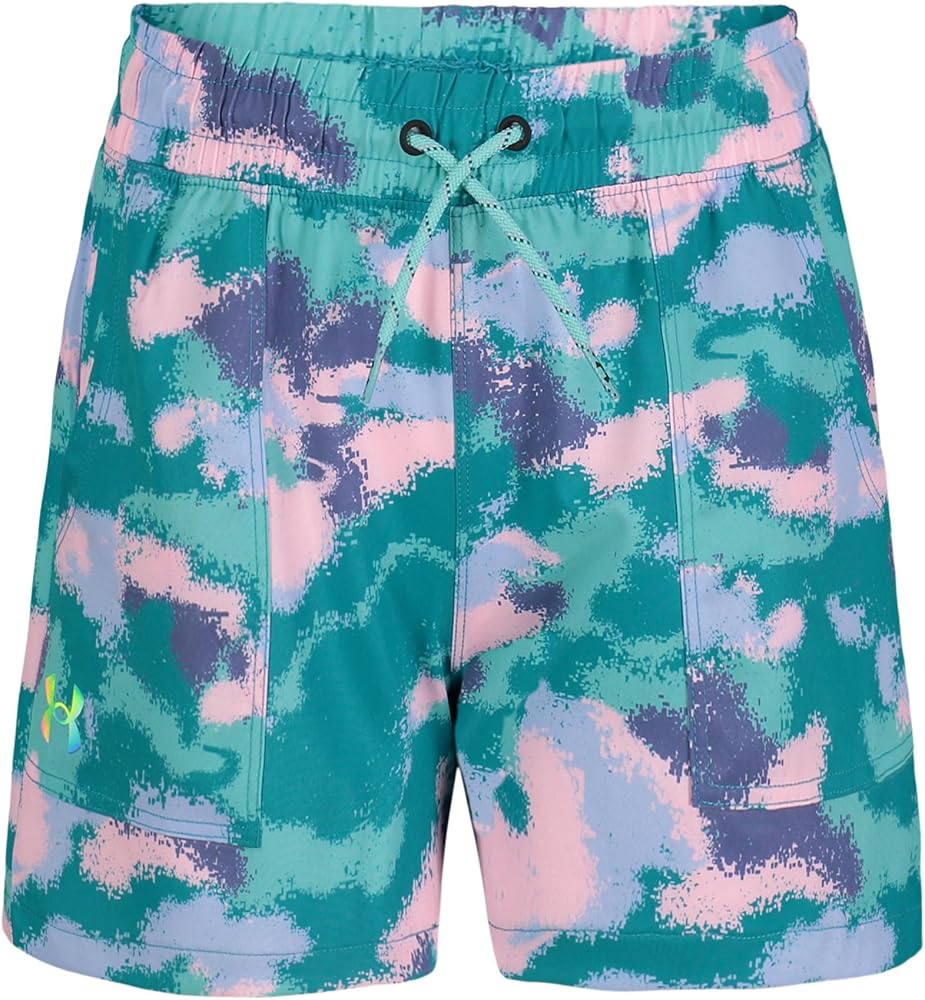 Under Armour Girls Camo Base Short (Little Big Kids)