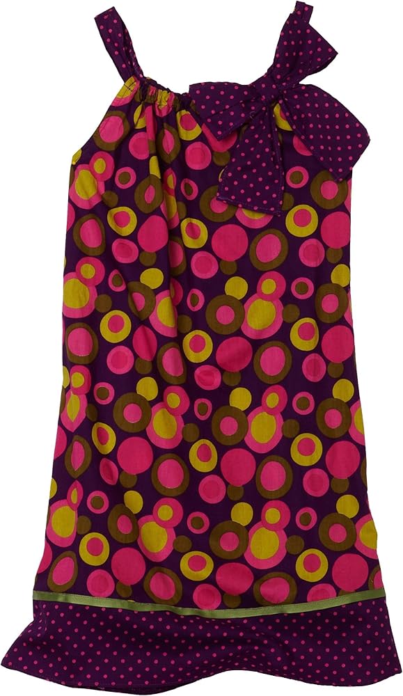 Big Girls' Sleeveless Dot Woven Dress