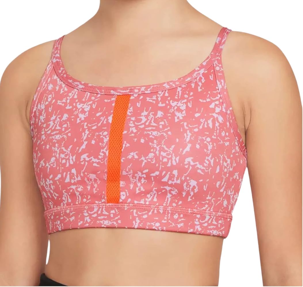 Nike Girls' Dri-FIT Indy Icon Clash Sports Bra