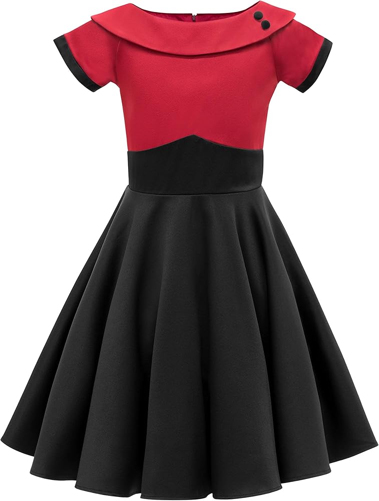 BlackButterfly Kids 'Valerie' Vintage Clarity 50's Girls Dress