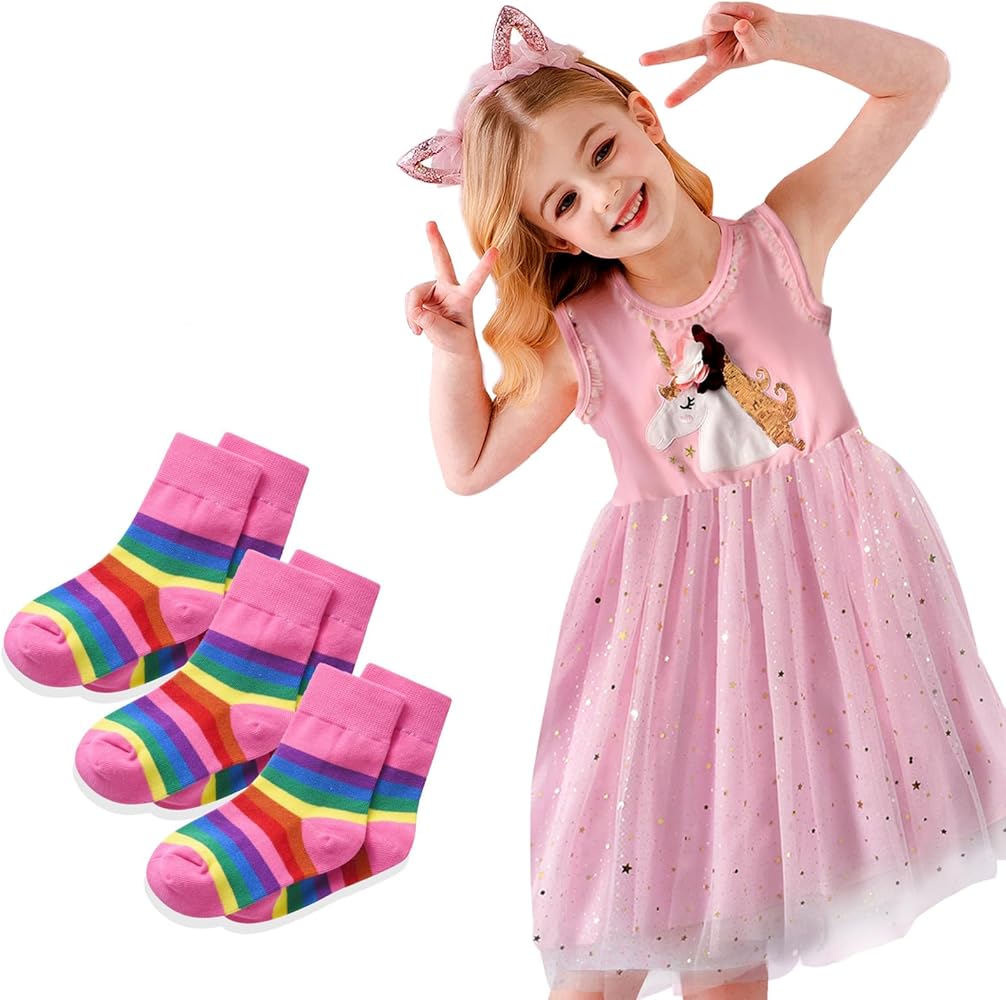 VIKITA Girls Dress socks SH4862+SH4119 10T