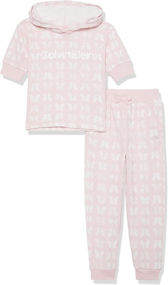 Calvin Klein Girls 2 Pieces Jogger Set