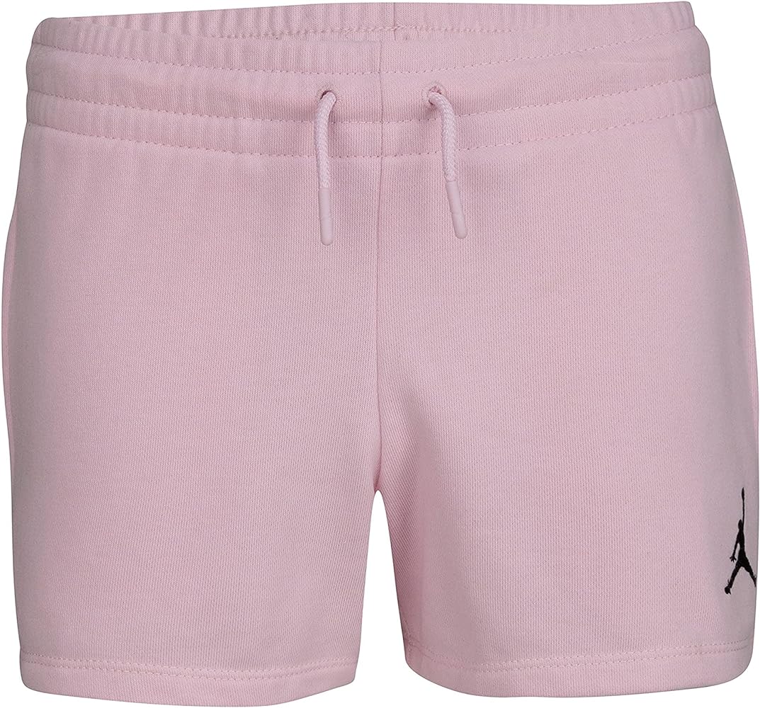 Jordan Girl's Essentials Shorts (Little Kids/Big Kids) Pink Foam MD (8-10 Big Kid)