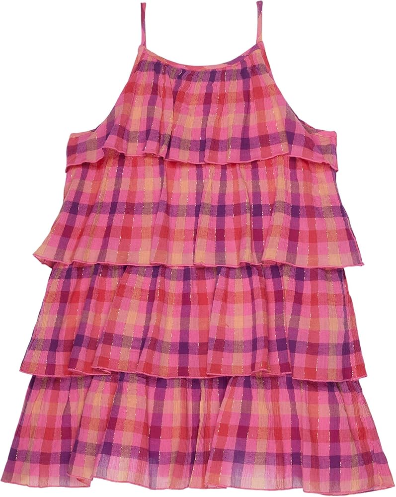 PEEK Girl's Tiered Plaid Dress (Toddler/Little Kids/Big Kids)