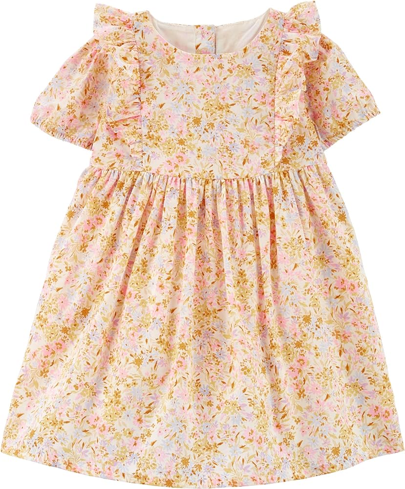 OshKosh B'Gosh Girls' Dress, Multi Floral Print, 2T