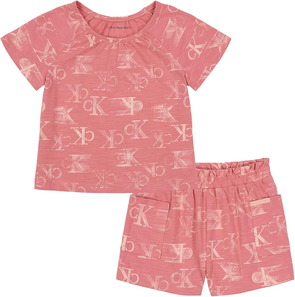 Calvin Klein Girls 2 Pieces Short Set