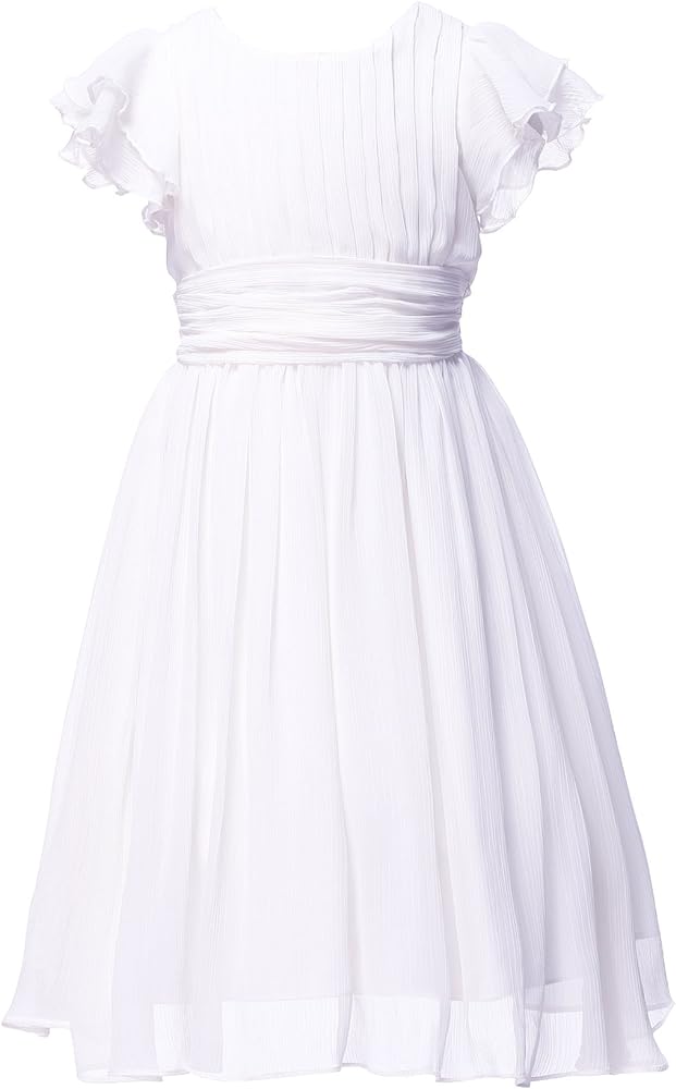 Chiffon Prom Party Dresses Bridesmaid Dress Flower Girl's Dress