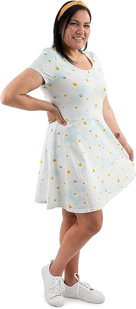 Loungefly Women's Disney Pooh Daisy Skater Dress