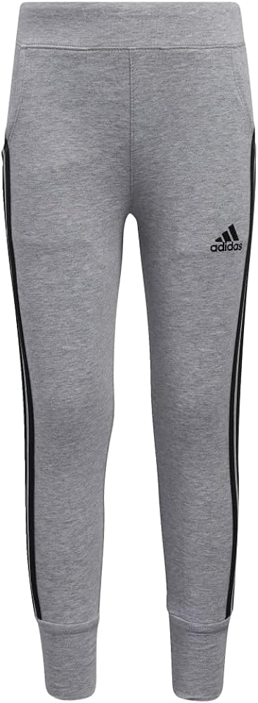 adidas Girl's 3-Stripes Cotton Joggers