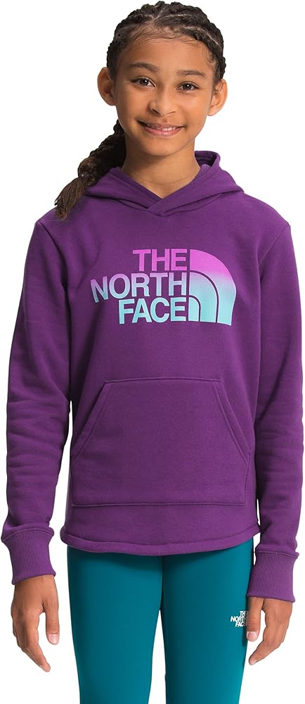 THE NORTH FACE Girls' Camp Fleece Pullover Hoodie Sweatshirt, Gravity Purple, X-Small