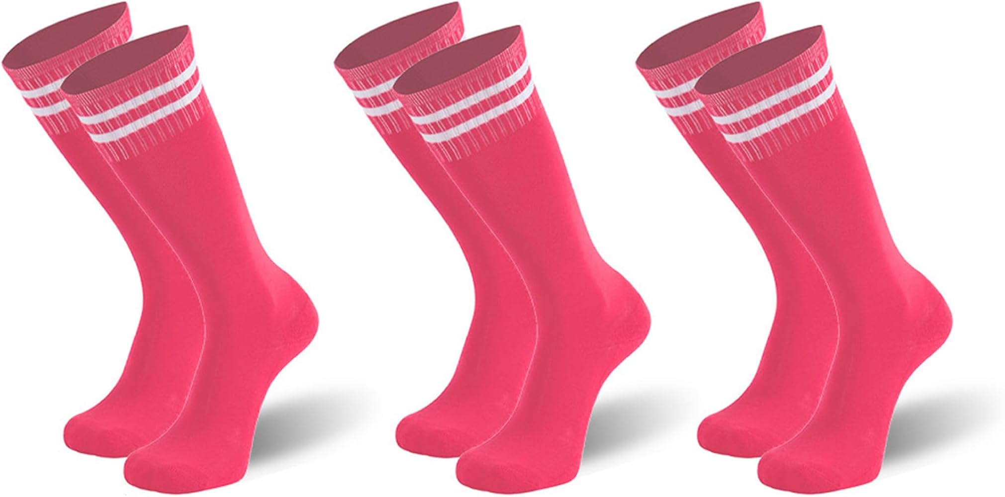 Kids Soccer Socks Youth Long Tube Knee High Football Softball Baseball Socks Cushioned Team Socks