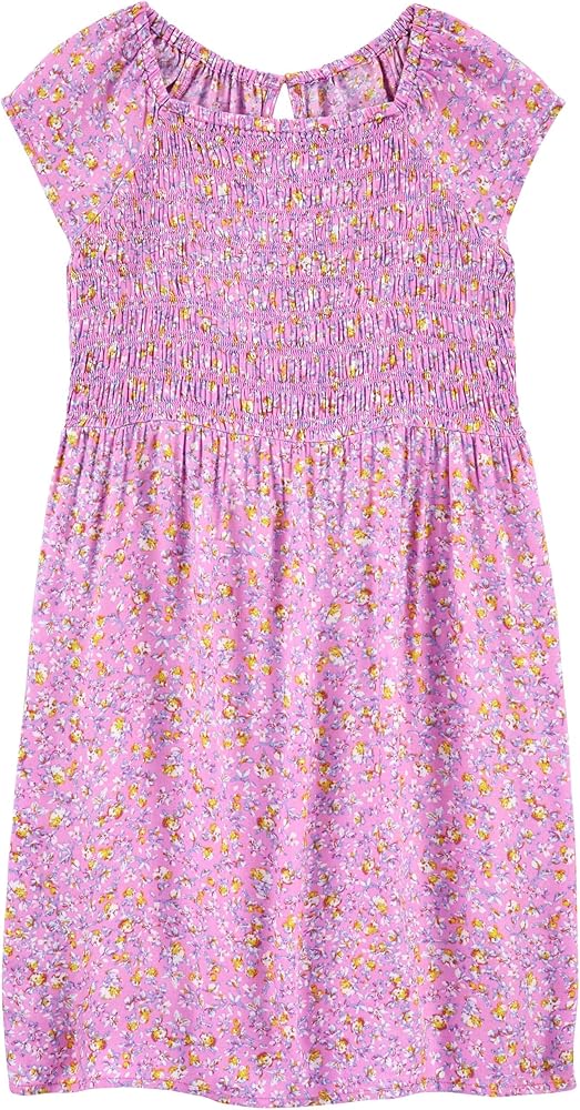 OshKosh B'Gosh Girls' Dress, Pink Floral Print, 12