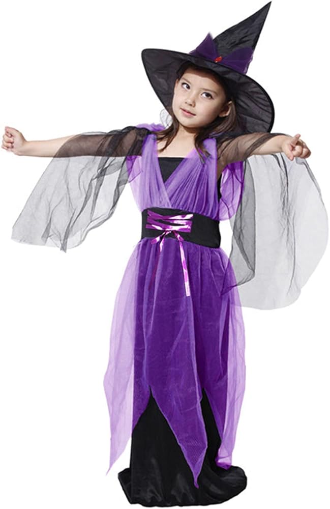 Skirt Set for Girls Halloween Girls Toddler Party Dress+Sorcerers Cosplay Girls Outfits&Set Cute Athletic Clothe