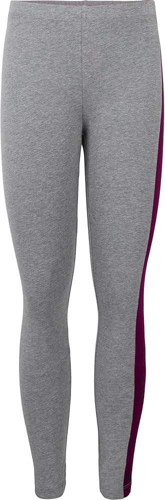 Calvin Klein Girls' Performance Leggings, Full Length Athletic Stretch Pants with Logo Design