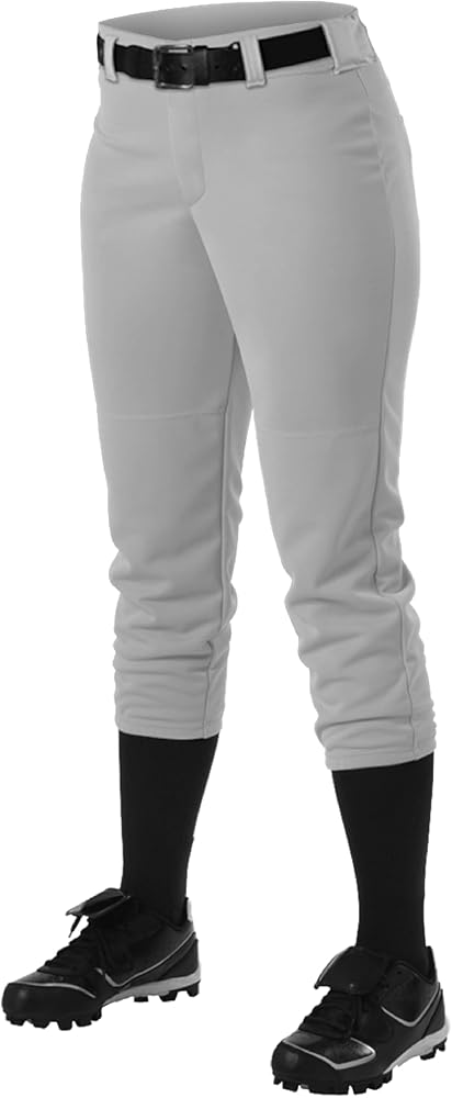 Alleson Athletic Girls' Athletic Fast Pitch Softball Belt Loop Pants