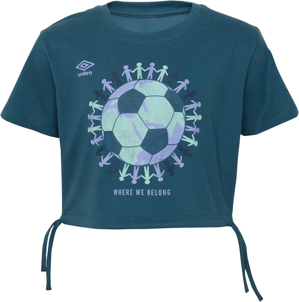 Umbro Girls Cinched Bottom Tee