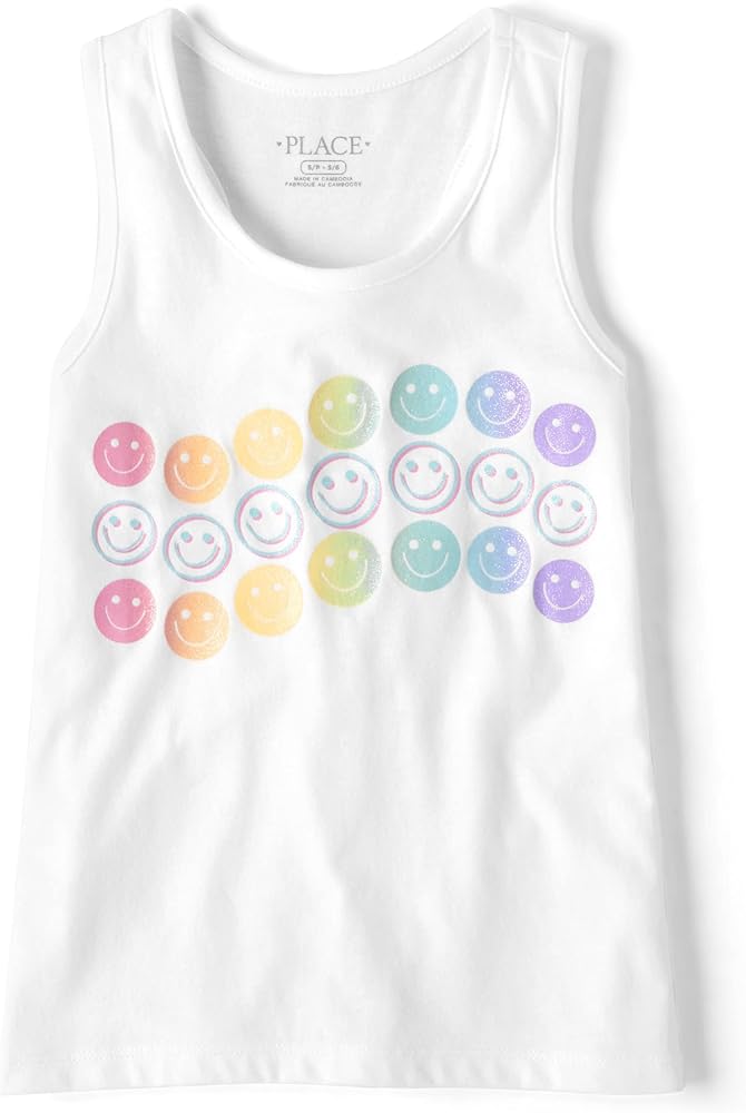 The Children's Place Girls' Sleeveless Graphic Tank Top