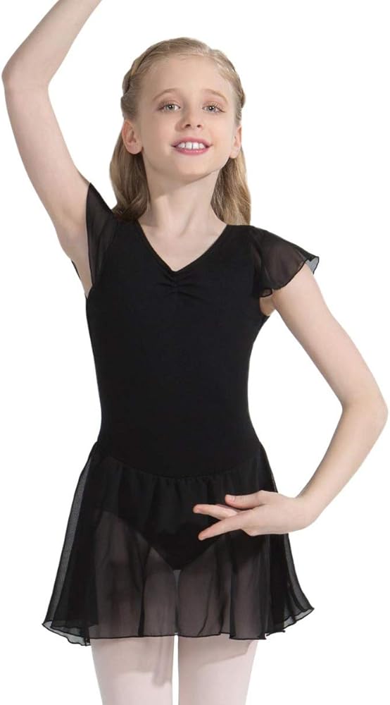 Capezio Big Girls' Flutter Sleeve Dress