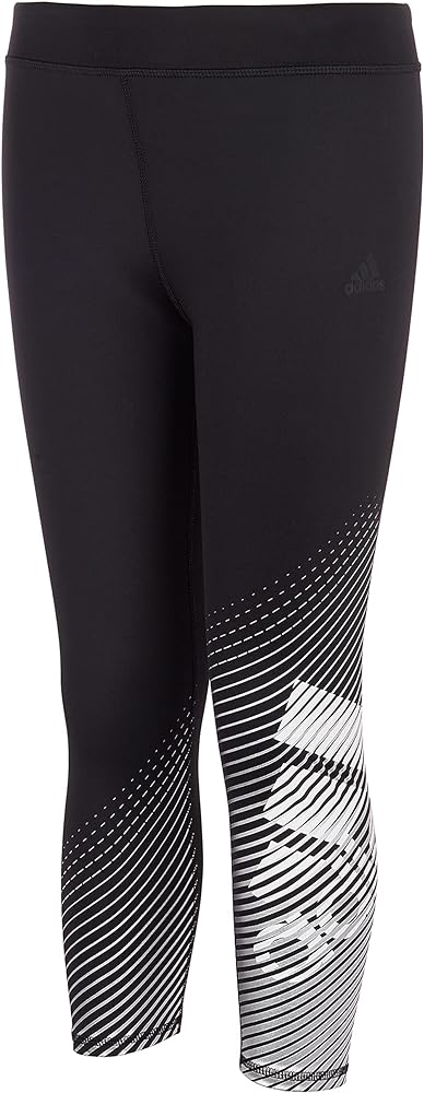 adidas Girls' Aeroready Innovation Graphic 7/8" Tights