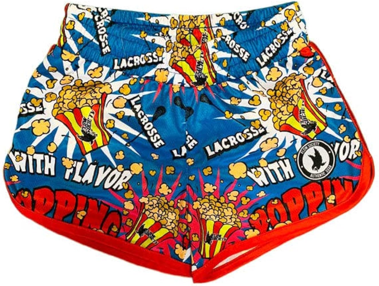 Flow Society Popcorn Attack Girls Athletic Shorts