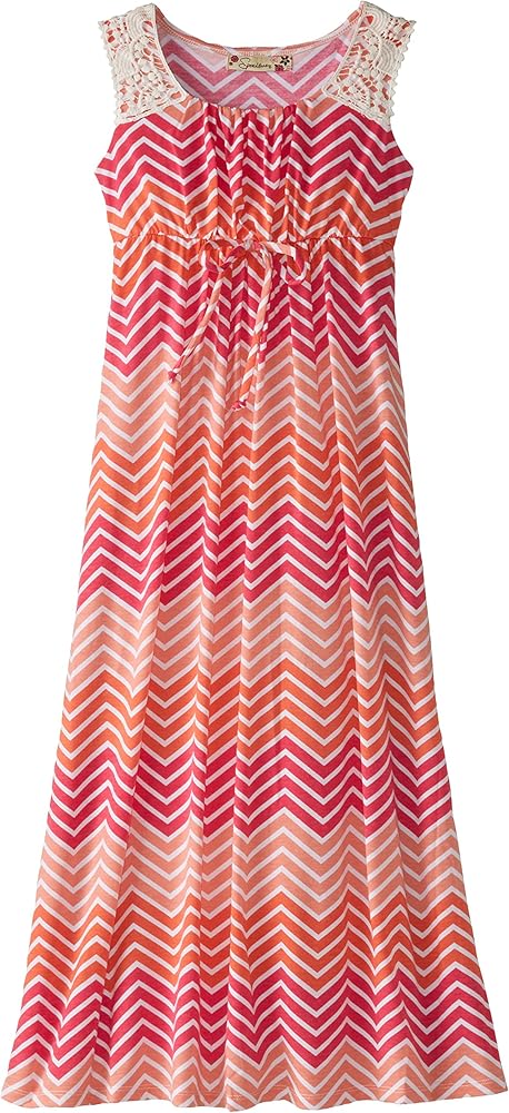 Speechless Big Girls' Printed Knit Maxi Dress