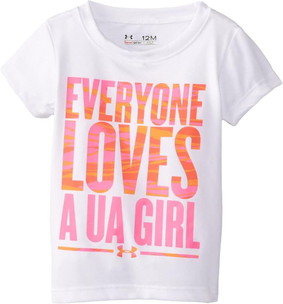 Under Armour Baby-Girls Infant Everyone Loves A UA Girl Short Sleeve