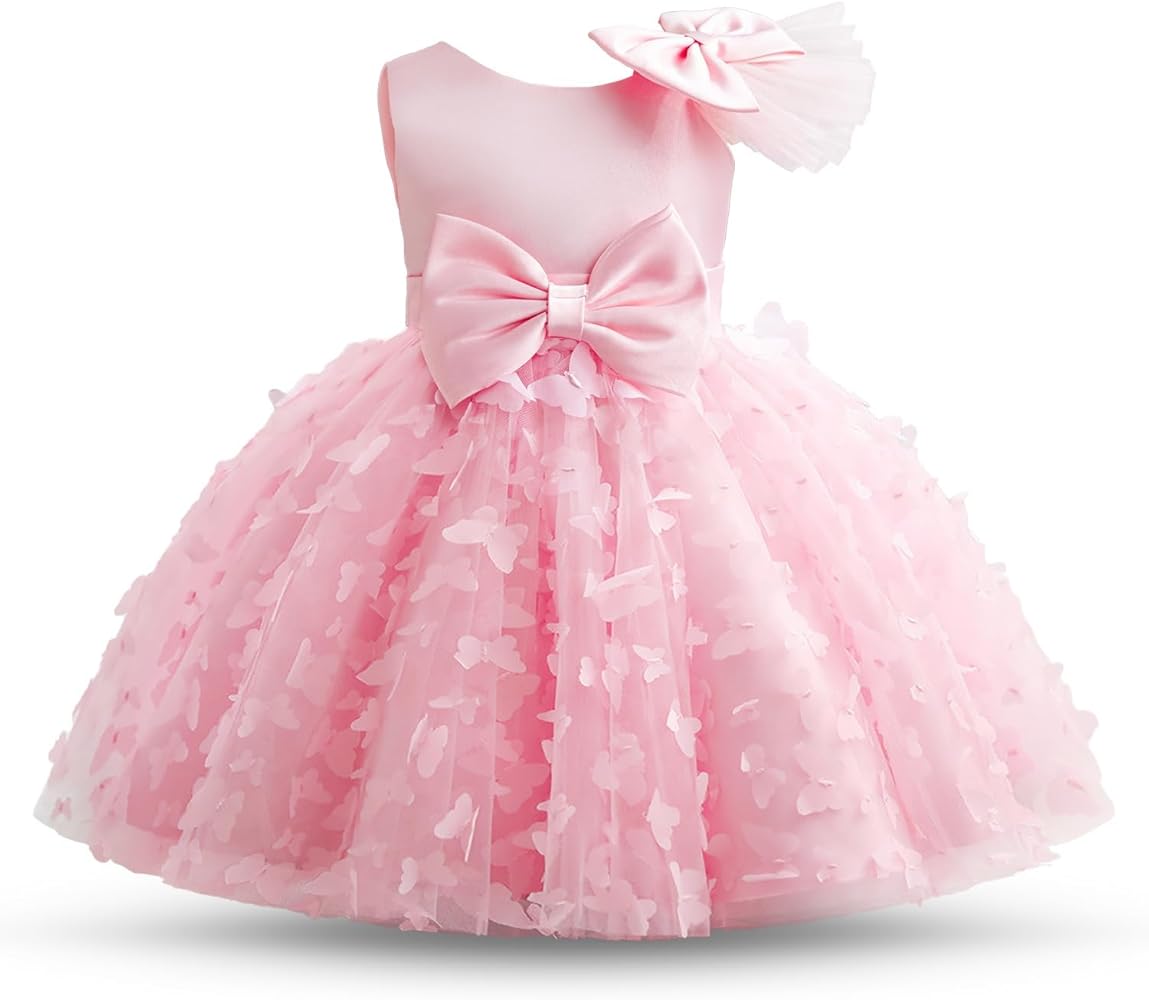 Nileafes Toddler Baby Girls Birthday Tulle Princess Dress Party Tutu Dresses