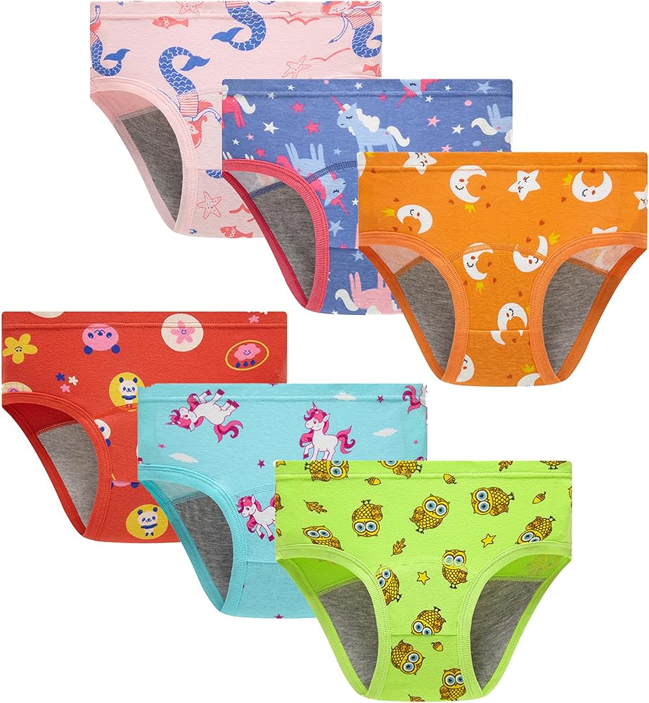 Boboking Boys Training Toddler Underwear Truck Potty Briefs For Girls & Boys Pack Of 6