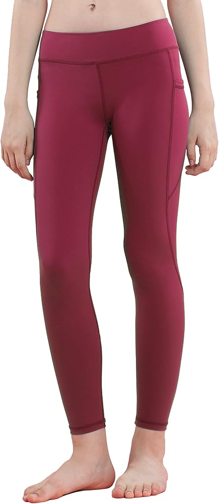 Willit Girls' Athletic Leggings Youth Kid's Dance Running Yoga Leggings Pants Active Compression Tights with Pockets