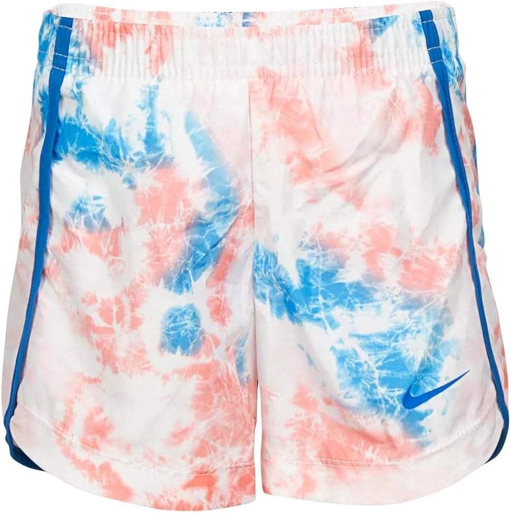 Nike Girl`s Tie Dye Dri Fit Running Shorts