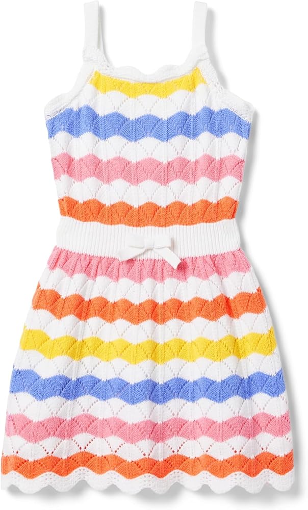 Janie and Jack Girls Stripe Sweater Dress (Toddler/Little Big Kids)