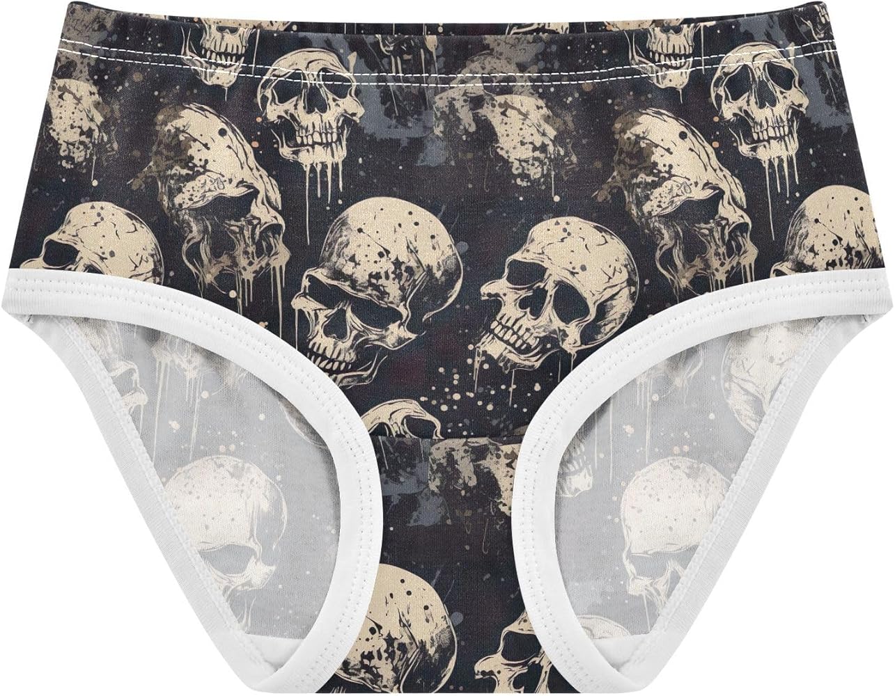 Gothic Skull Toddler Girls's Underwear 2T 202b3176