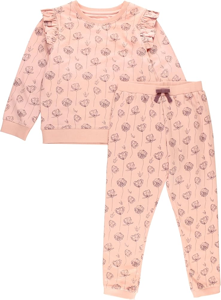 RuffleButts® Baby/Toddler Girls Jogger Set