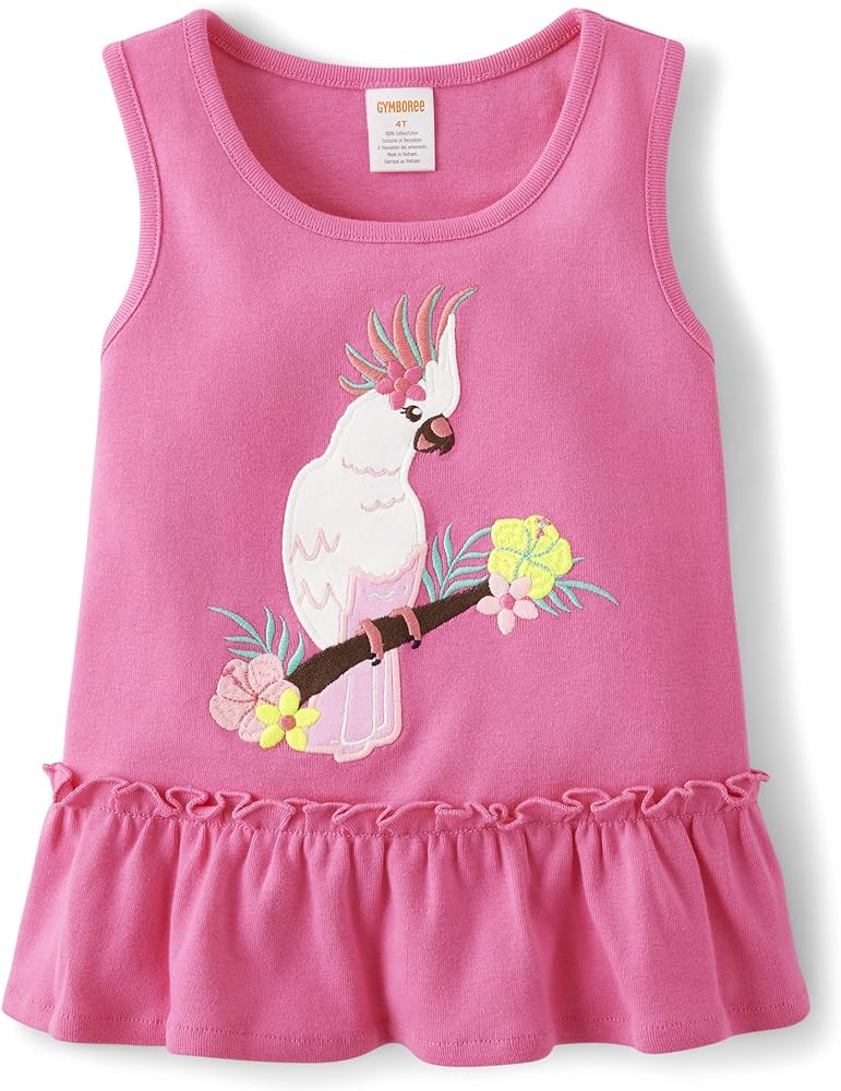 Gymboree Girls' and Toddler Sleeveless Fashion Top