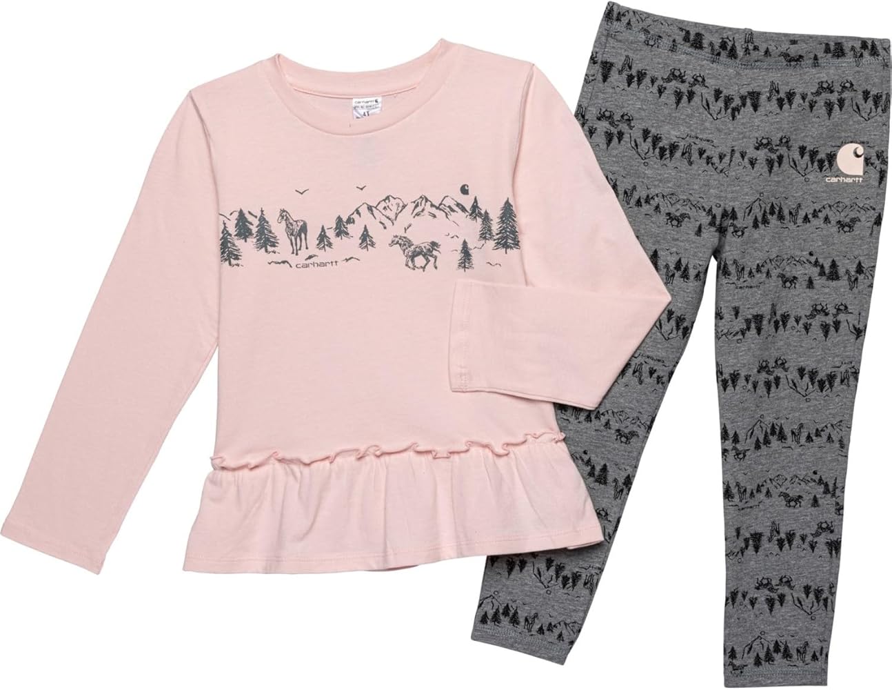 Carhartt Girls' Carhartt Girls' Long Sleeve Shirt and Leggings Set