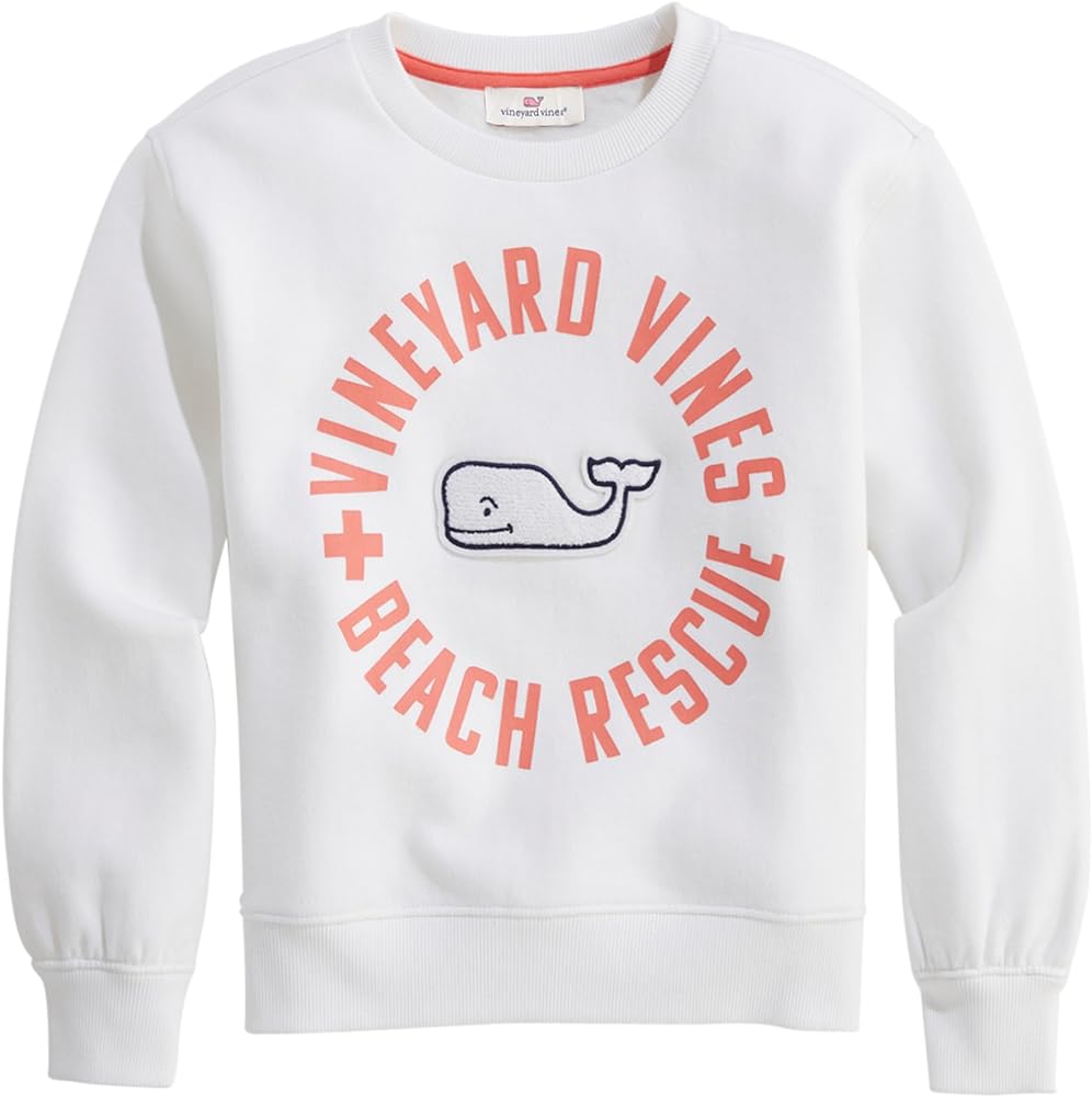 vineyard vines Girls' Relaxed Crewneck Sweatshirt