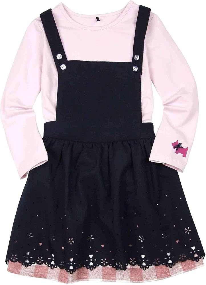 Deux par Deux Little Girls' Dress and Top Set Preppy Chic, Sizes 3-6