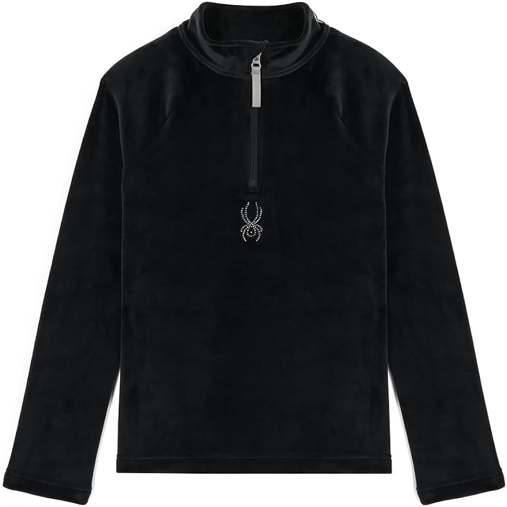 Spyder Girls Shimmer Bug Half Zip T-Neck