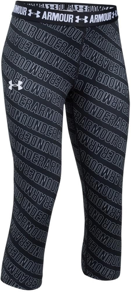 Under Armour Girls' Heatgear Printed Capris