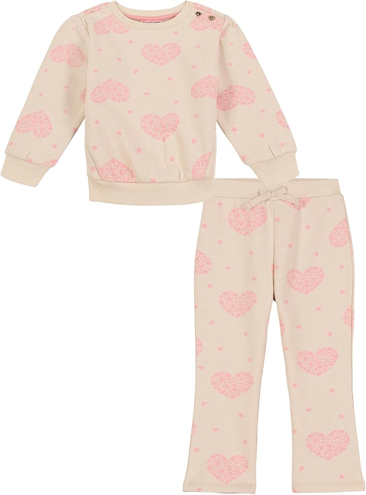 Juicy Couture girls 2 Piece Fleece Set